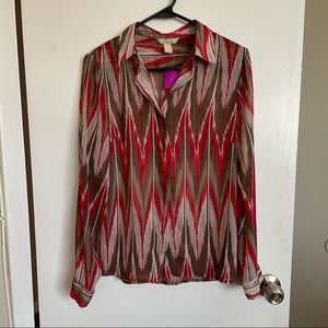 Banana Republic Button Down Blouse - Size M